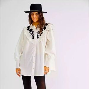 Rose Vines Embroidered Top in Ivory Combo
Free People
Color:Ivory Combo